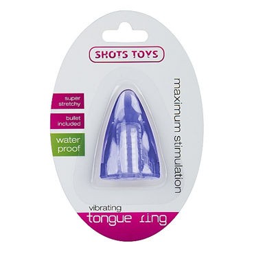 Shots Toys Vibrating Tongue, голубой