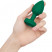 b-Vibe Vibrating Jewel Plug M/L, зеленая