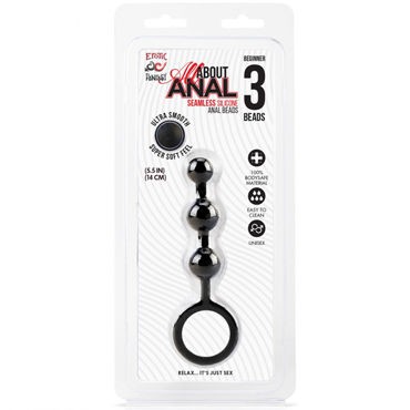 Erotic Fantasy All About Anal Beginner 3 Beads, черная