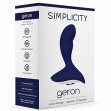 Shots Simplicity Geron Anal Vibrator, синий