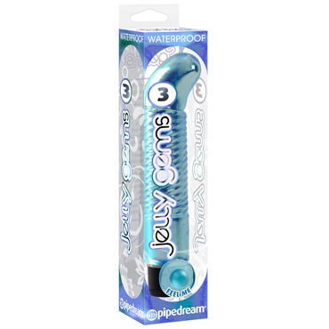 Pipedream Jelly Gems № 3, голубой