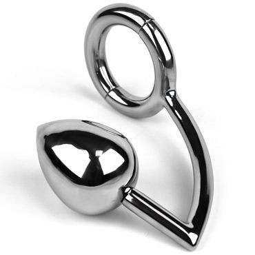 House of Steel 2-Pcs Ring with Egg Ball, серебристый