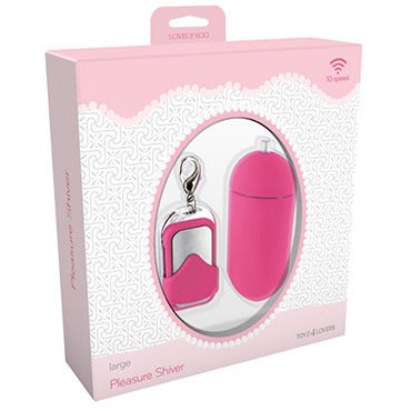 Toyz4lovers Lovely Egg Pleasure Shiver Large, розовое