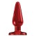 Shots Toys Bottom Line Butt plug Acrylic Model 1, 10 см красная