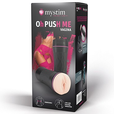 Mystim Oh Push me Vagina, черный