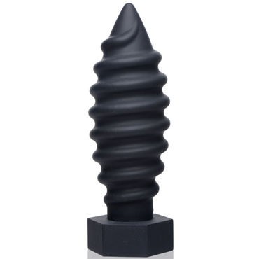 Tom of Finland Screw U Anal Plug, черная