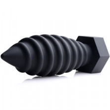 Tom of Finland Screw U Anal Plug, черная