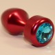 4sexdream Анальная пробка в форме пули, красная
