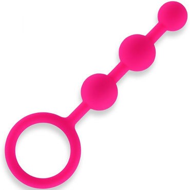 Erotic Fantasy All About Anal Beginner 3 Beads, розовая