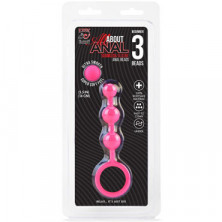 Erotic Fantasy All About Anal Beginner 3 Beads, розовая