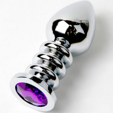 Пикантные штучки Большая рельефная анальная пробка