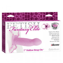 Pipedream Hollow Strap-on 18 см, розовый