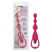 California Exotic Vibrating Pleasure Beads, розовые