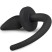 Easytoys Dog Tail Plug Curvy Large, черная