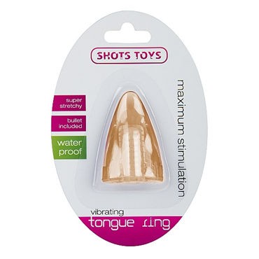 Shots Toys Vibrating Tongue, телесный
