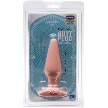 Doc Johnson Butt Plug Medium телесный