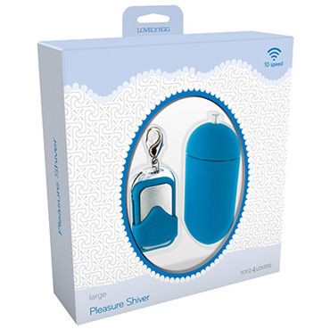 Toyz4lovers Lovely Egg Pleasure Shiver Large, голубое