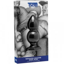 Tom of Finland Weighted Silicone Anal Plug, черная