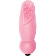 MyWorld Минивибратор+насадка розовые