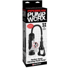 Pipedream Perfect Touch Vibrating Penis Pump, черная
