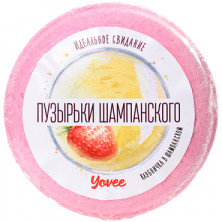 Toyfa Yovee Бомбочка для ванны Пузырьки шампанского, 70 г