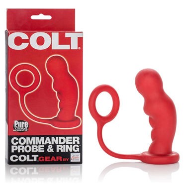 California Exotic Colt Commander Probe & Ring, красный