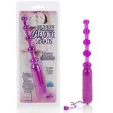 California Exotic Vibrating Pleasure Beads, фиолетовая