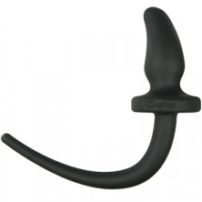 Easytoys Dog Tail Plug Curvy Small, черная
