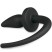 Easytoys Dog Tail Plug Curvy Small, черная
