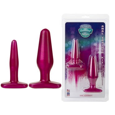 Doc Johnson Anal Trainer Kit, фуксия