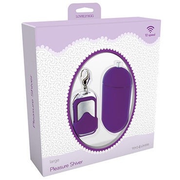 Toyz4lovers Lovely Egg Pleasure Shiver Large, фиолетовое
