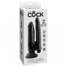 Pipedream Double Vibrating Double Penetrator, черный