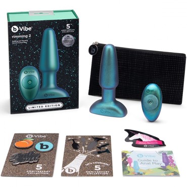 b-Vibe Rimming Plug 2, зеленая