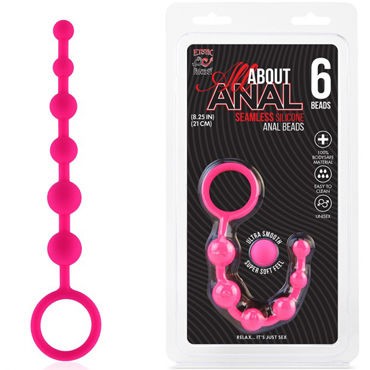 Erotic Fantasy All About Anal 6 Beads, розовая