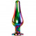 Evolved Rainbow Metal Plug Small, разноцветная