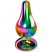 Evolved Rainbow Metal Plug Small, разноцветная