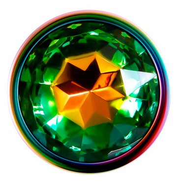 Evolved Rainbow Metal Plug Small, разноцветная