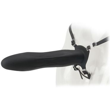 Pipedream Hollow Strap-on 22,5 см, черный