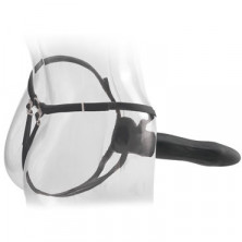 Pipedream Hollow Strap-on 22,5 см, черный