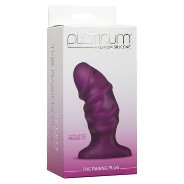 Doc Johnson Platinum The Raging Plug, фиолетовый