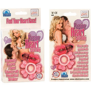 California Exotic Passion Heart, розовое