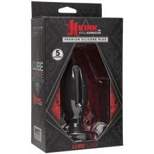 Doc Johnson Kink Lube Luge Silicone Plug 13см, черная