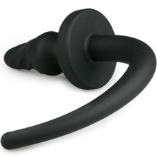 Easytoys Dog Tail Plug Twirly Large, черная