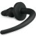 Easytoys Dog Tail Plug Twirly Large, черная
