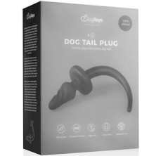 Easytoys Dog Tail Plug Twirly Large, черная