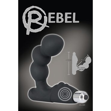 Orion Bead-shaped Prostate Stimulator, черный