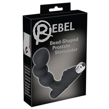 Orion Bead-shaped Prostate Stimulator, черный
