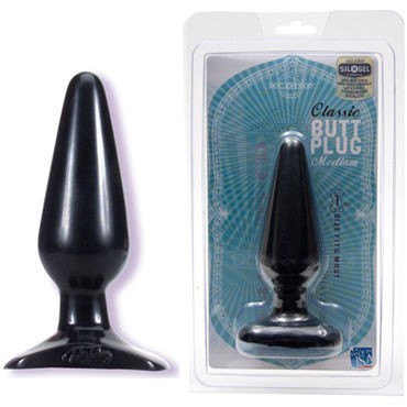 Doc Johnson Butt Plug Medium, черный