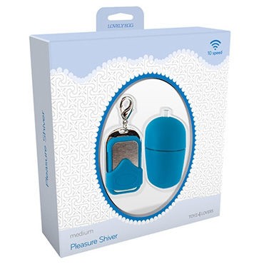 Toyz4lovers Lovely Egg Pleasure Shiver Medium, голубое