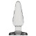 Shots Toys Bottom Line Butt plug Model 1, 10 см прозрачная